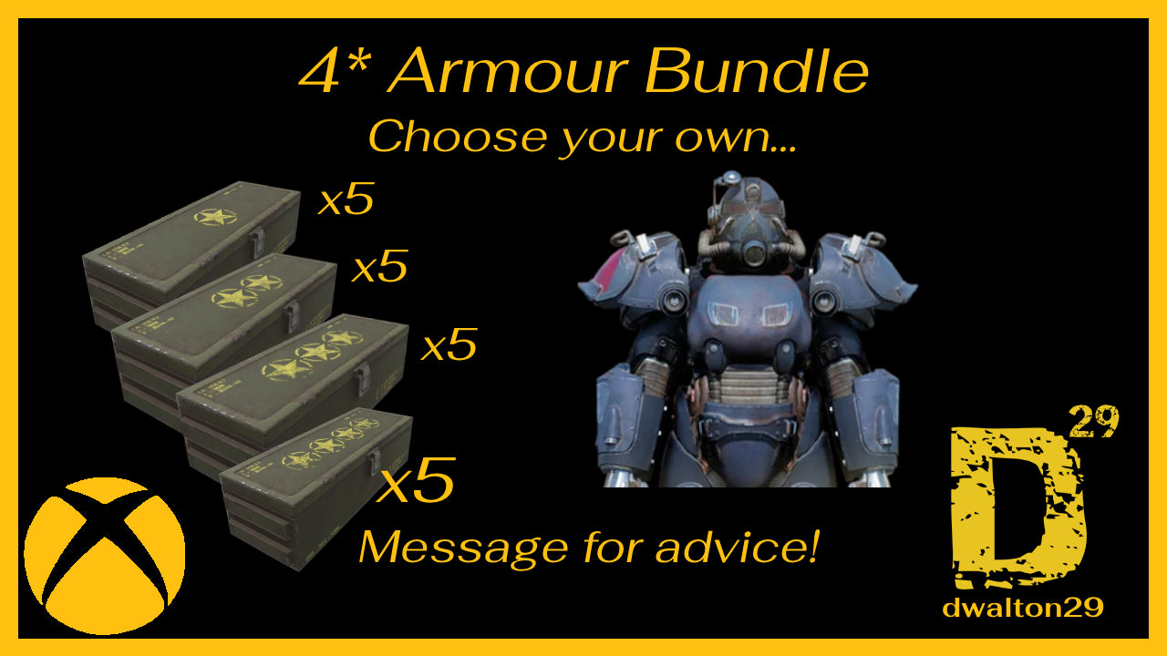 Fallout 76 - Custom 4* Armour Bundle
