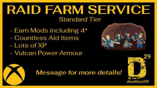 Fallout 76 Raid Farm Service Standard (Xbox Only)