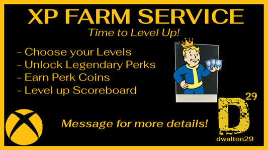 Fallout 76 XP Level Up Farm (XBOX)